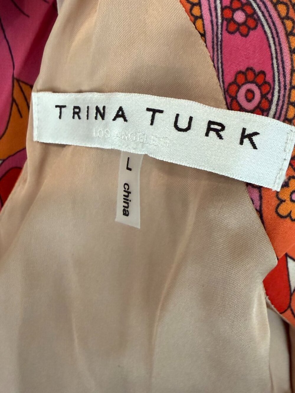Trina Turk Plume 2 Mini Dress Floral Flower Power Energetic Dopamine Boho - Picture 8 of 9